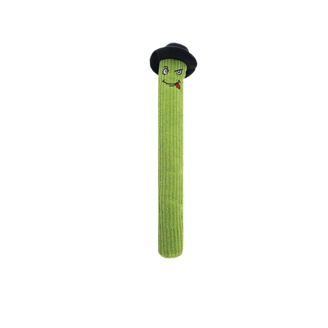 Petkin - Funny Character Stick Plush Dog Toy