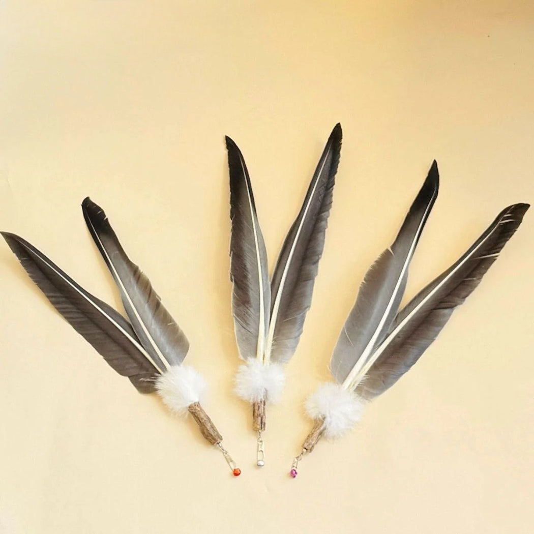Moo - Feather Cat Wand Attachment Refill Toy