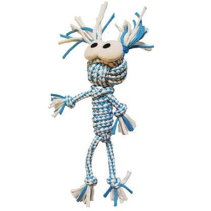Petkin - Human-Shaped Figure with Oval Eyes Rope Dog Toy