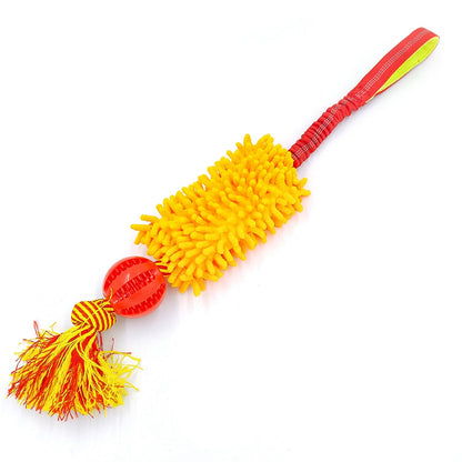 Petkin - Squeaky Rope Knot Interactive Dog Tug Toy