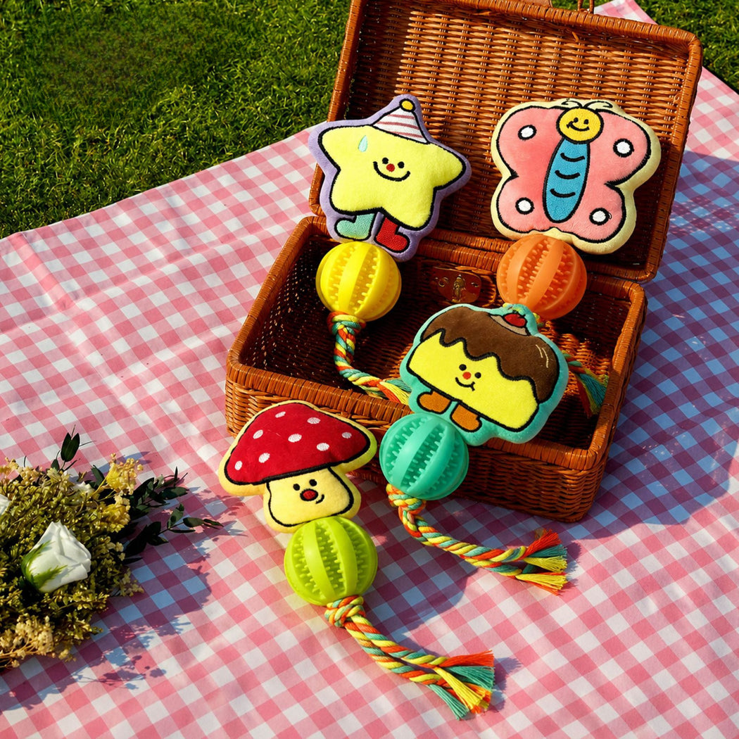 Petkin - Cartoon Shaped Dog Plush Toy