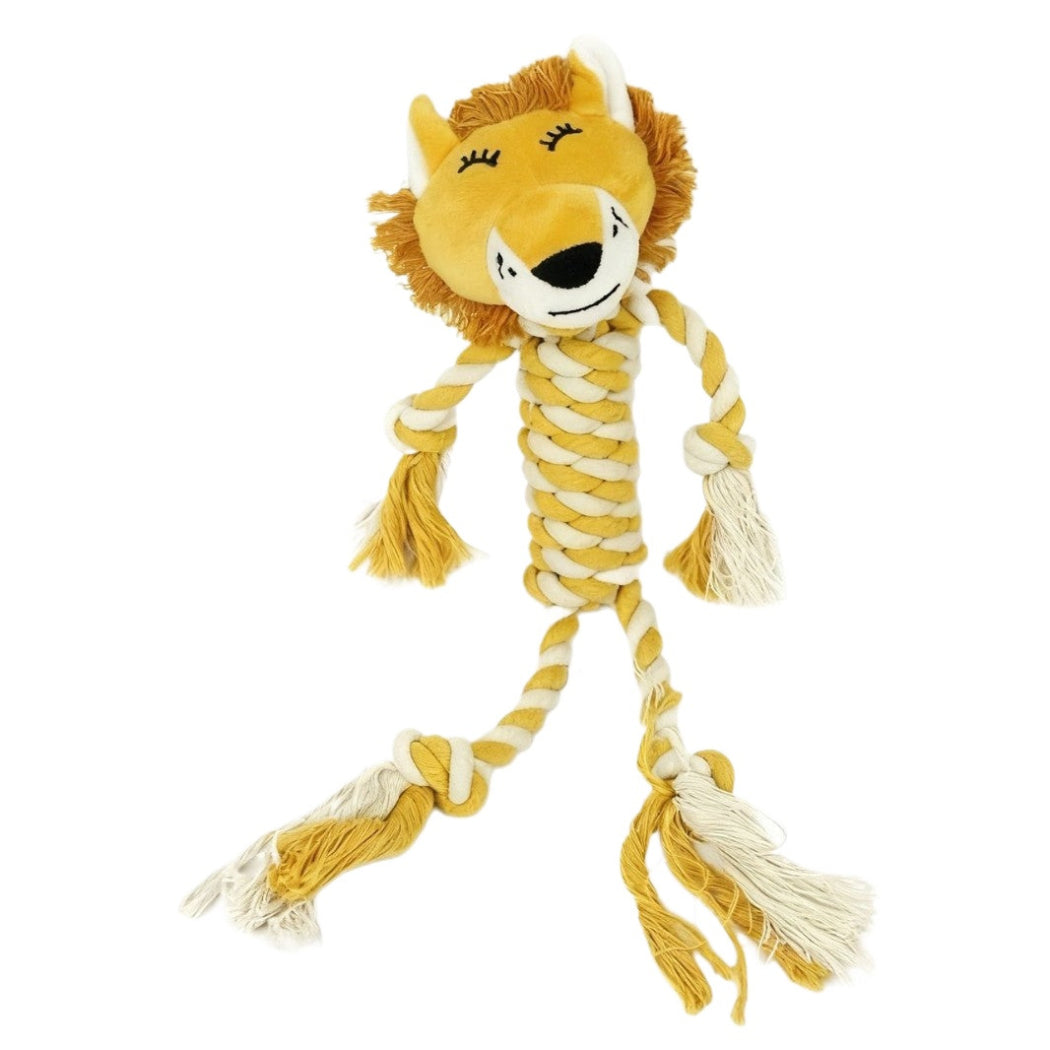 Petkin - Plush Animal Rope Dog Toy