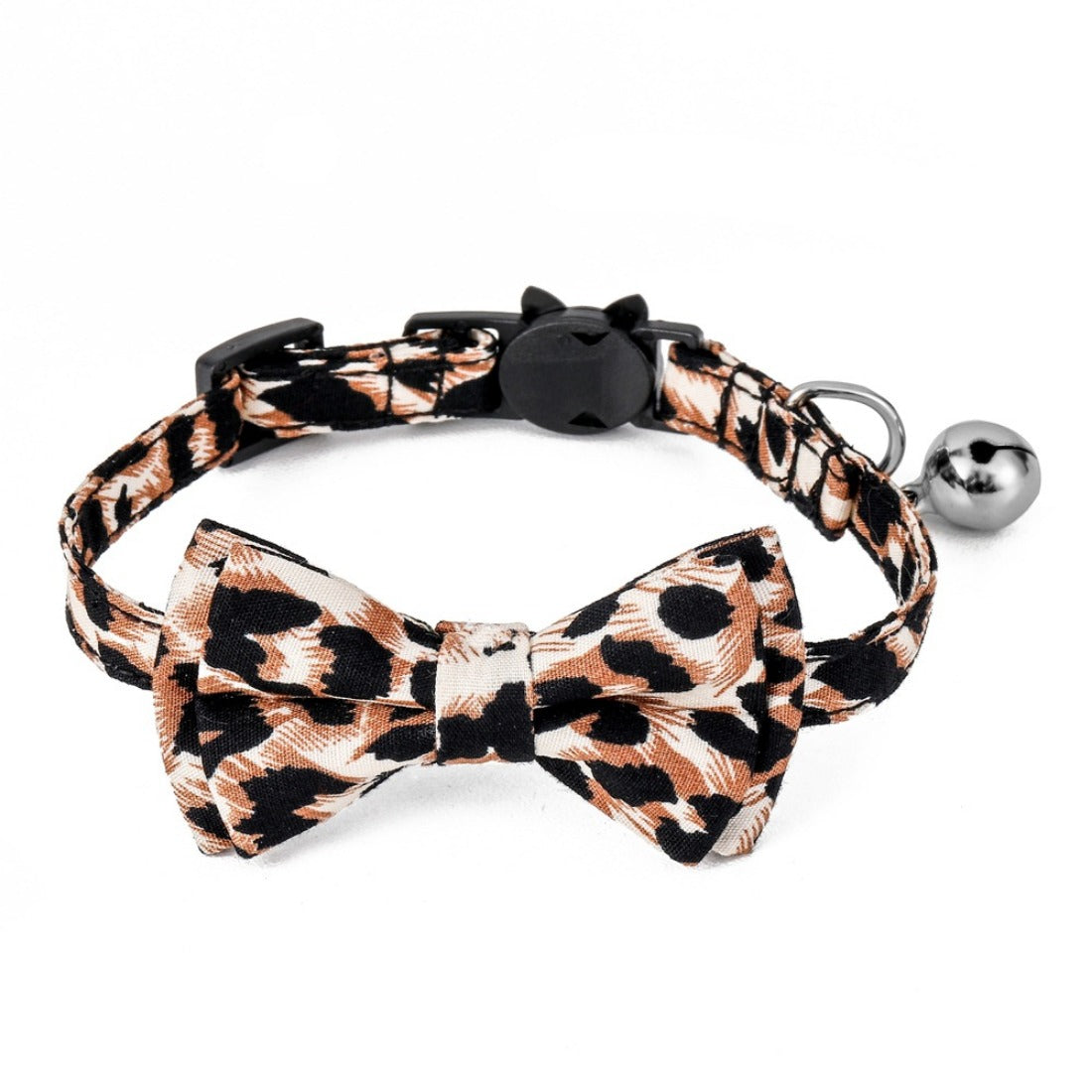 Mokka - Leopard Print Pet Bandana Collar