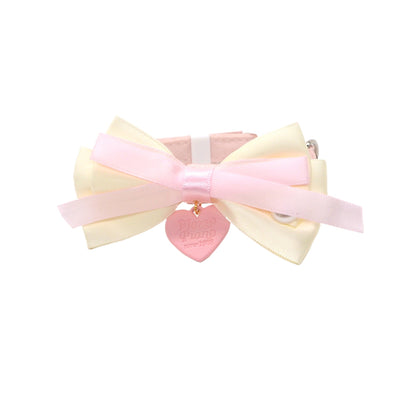 Mokka - Layered Ribbon Bow Breakaway Cat Collar