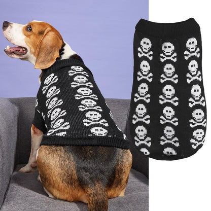 Halloweek - Halloween Skull Graphic Dog Sweater