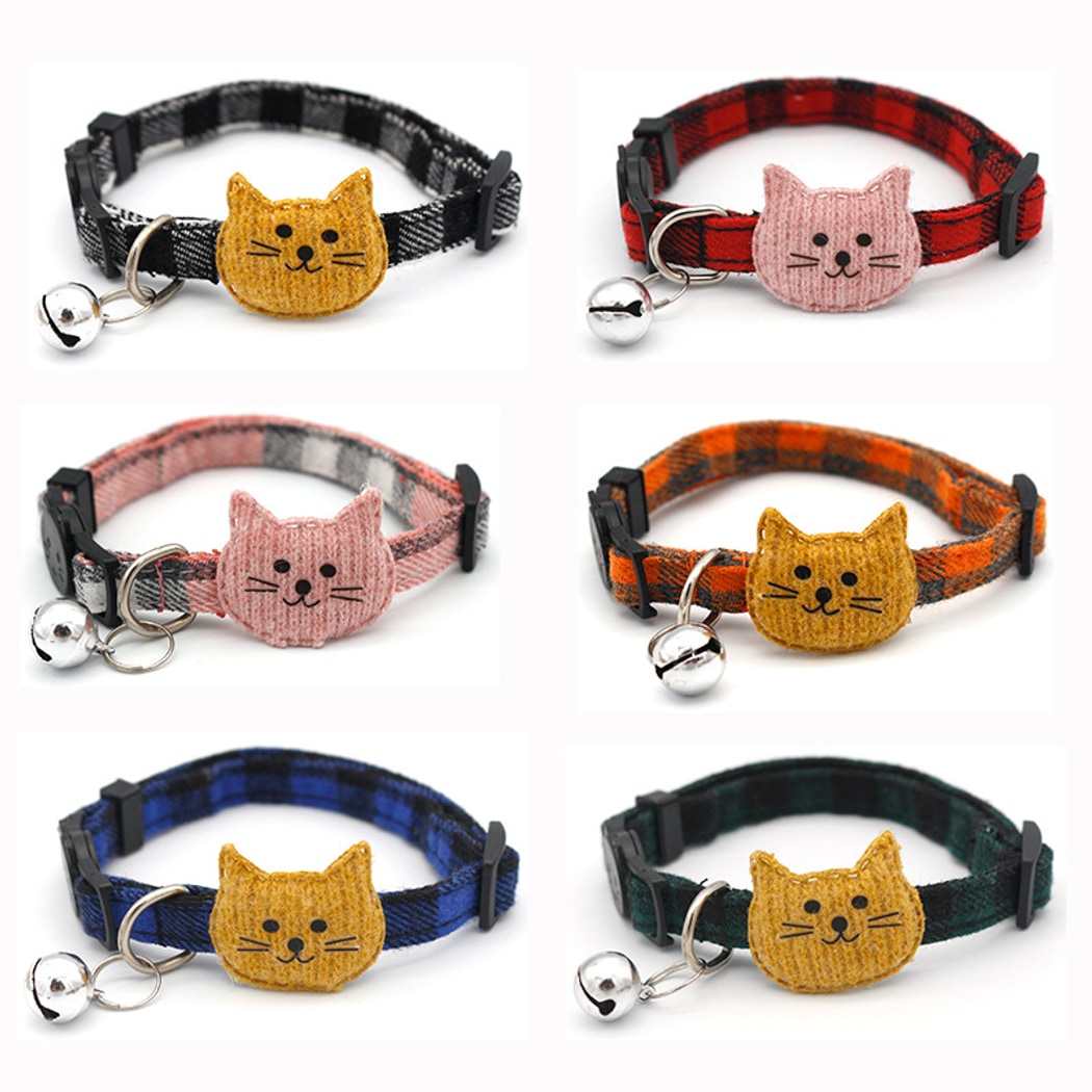 Mokka - Rustic Cartoon Cat Decoration Cat Collar