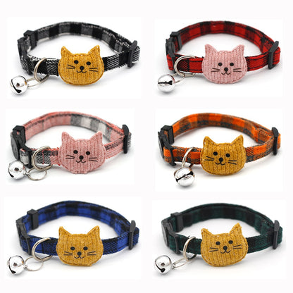 Mokka - Rustic Cartoon Cat Decoration Cat Collar