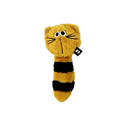 Petkin - Rabbit, Fox & Cat Fuzzy Ball Dog Toy