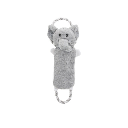 Petkin - Safari Animal Plush Rope Dog Toy