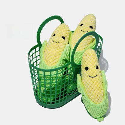 Petkin - Vegetable Character Plush Play Dog Toy