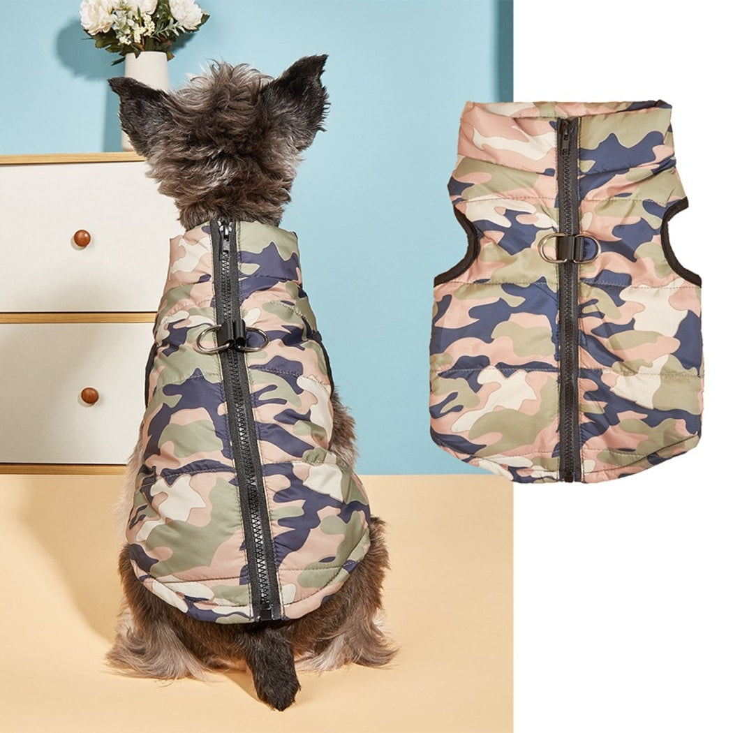 Ozzie - Camouflage Zipper Pet Vest