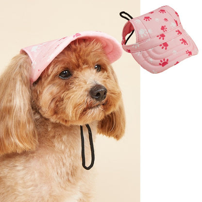 Ozzie Pattern Dog Baseball Cap shown from angled front view