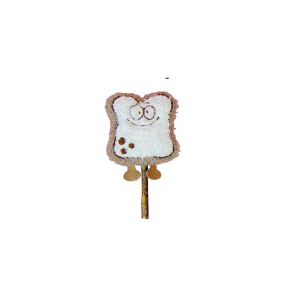 Moo - Snack Shaped Plush Stick Cat Toy