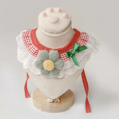 Mokka - Sweet Layered Ruffle Bib Pet Neckwear