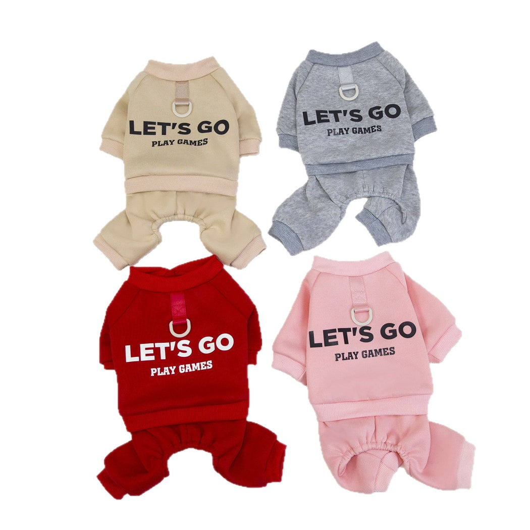Ozzie - Printed Four-Leg Casual Pet Sweatshirt