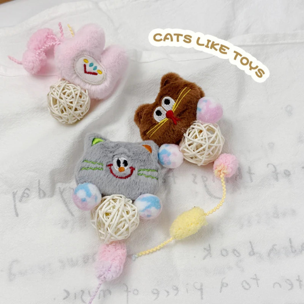 Moo - Fuzzy Animal Character Ball Cat Toy