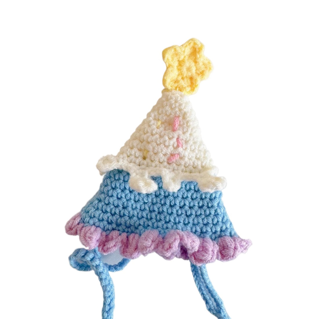 Ozzie - Crochet Party Hat for Pets