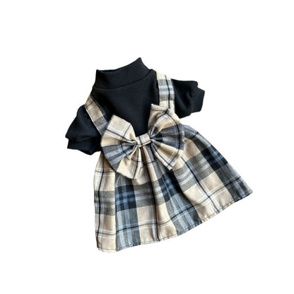 Ozzie - Plaid British Style Pet Dress for Dogs