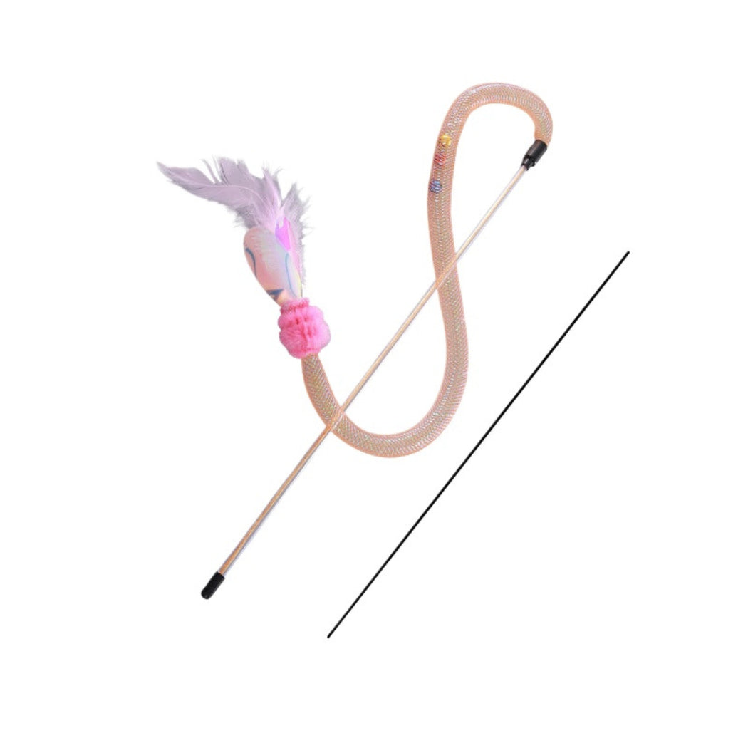 Moo - Soft Feather Wand Cat Toy