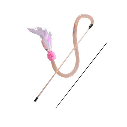 Moo - Soft Feather Wand Cat Toy
