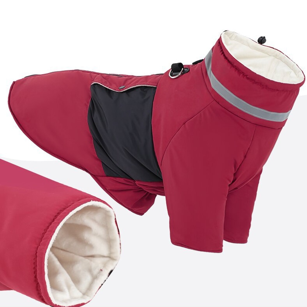 Ozzie - Dog Winter Coat with Leash Opening Jacket