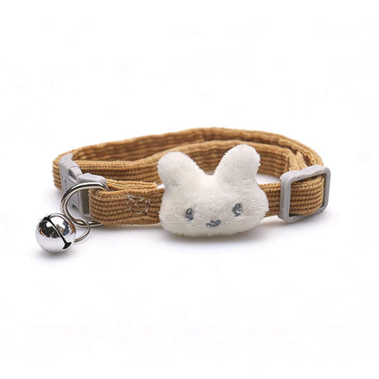 Mokka - Cartoon Bunny Face Adjustable Cat Collar