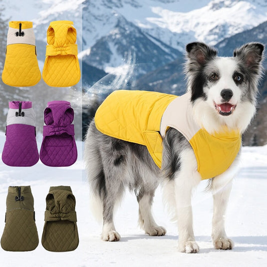Ozzie - Casual Quilted Autumn Winter Dog Vest