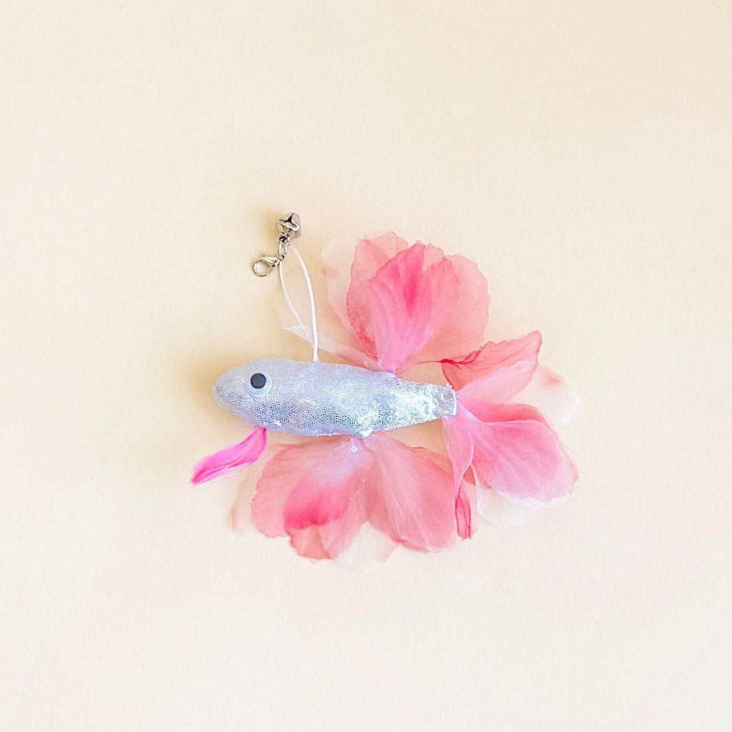 Moo - Feather Fish Bell Cat Wand Refill Toy