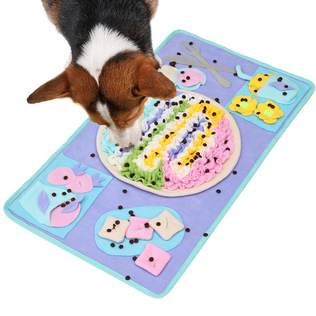 Snuffy - Pizza Pattern Pet Snuffle Mat