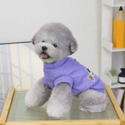 Ozzie - Casual Dog and Cat Pattern Pet Sweater Vest