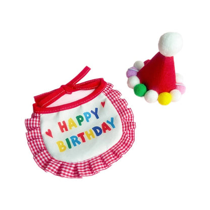 Mokka - Birthday Lettered Pet Party Bib and Hat