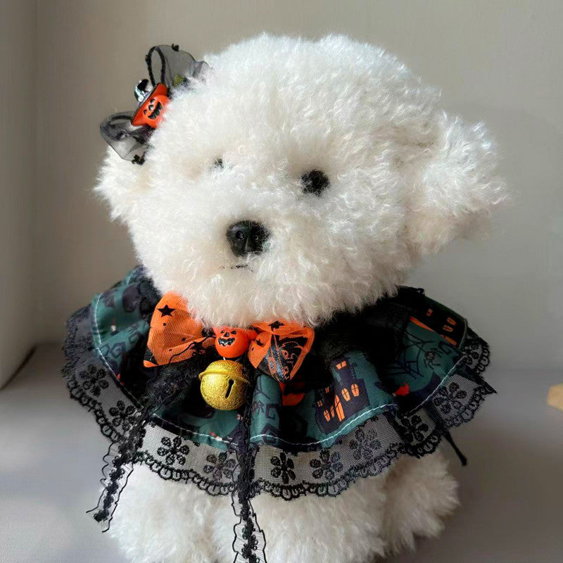 Mokka - Pumpkin-Face Bow Pet Neckwear