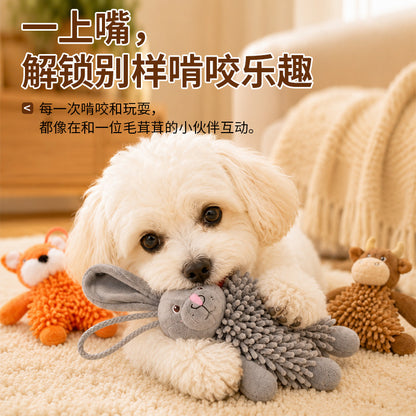 Petkin - Noodle-Textured Animal-Shaped dog toy
