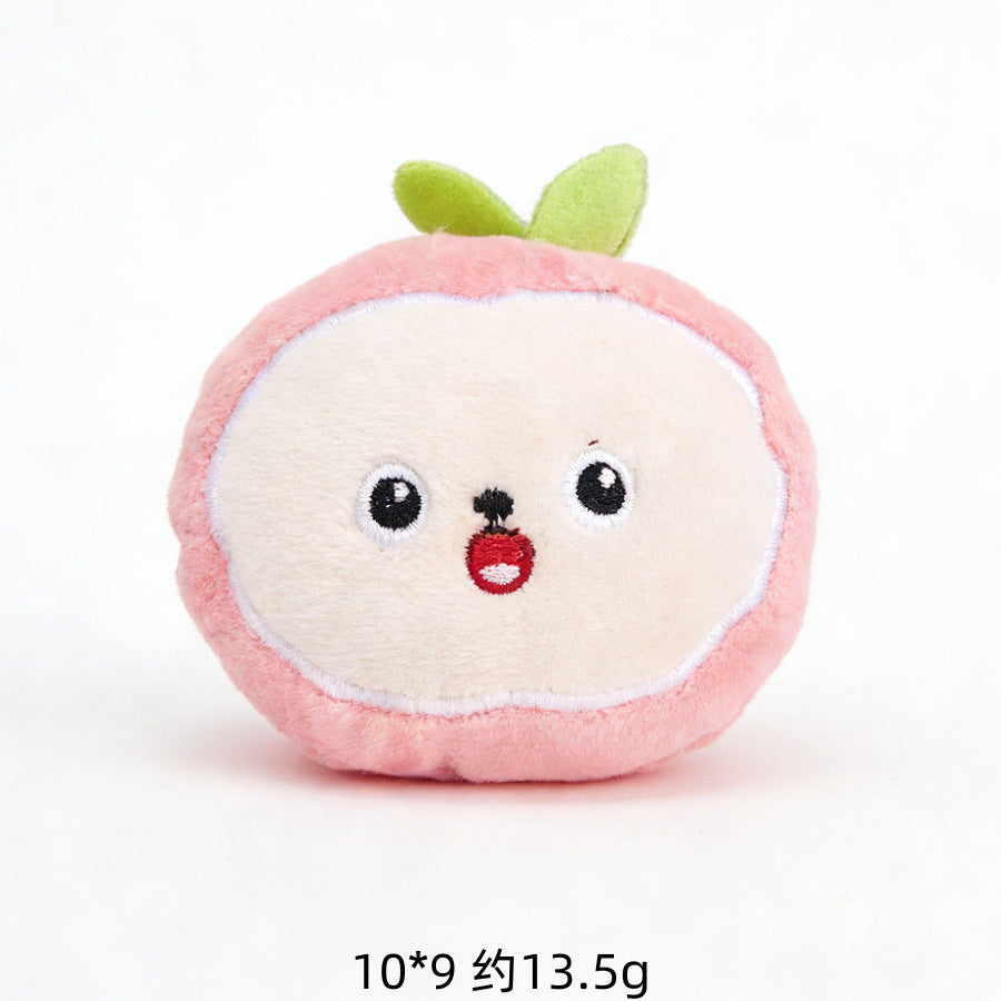 Moo - Stitched Cartoon Faces food-shaped cat toy