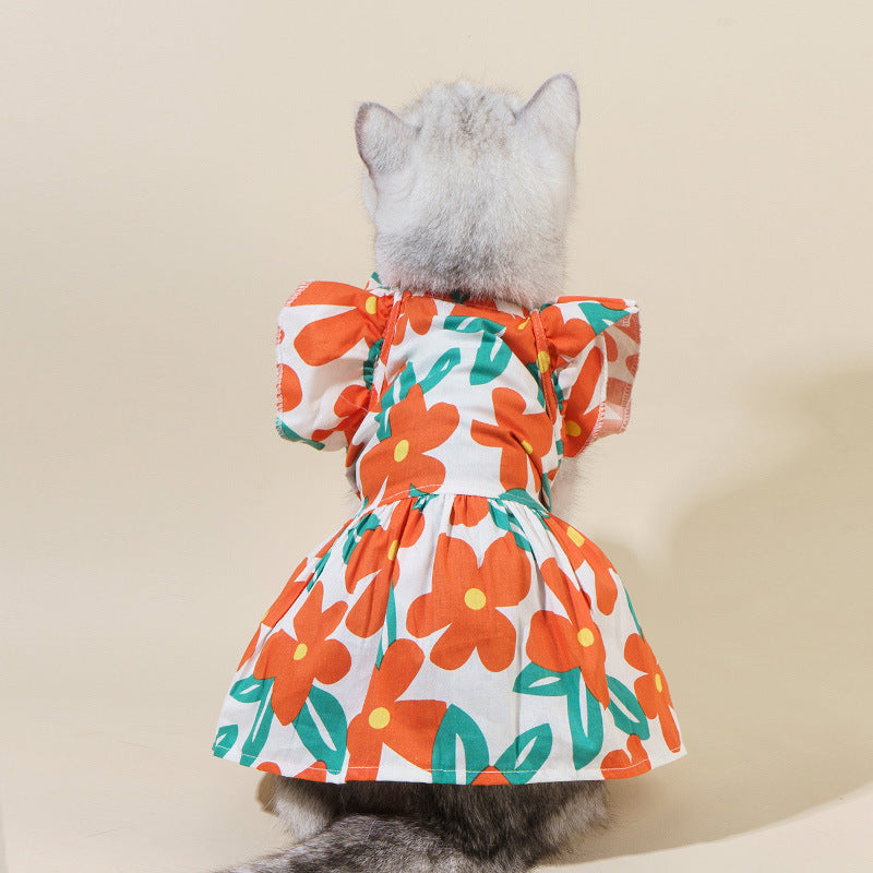 Ozzie - Floral Cat Dress