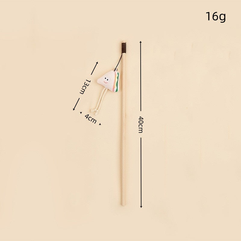 Moo - Food-Shaped Charm cat teaser wand