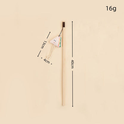 Moo - Food-Shaped Charm cat teaser wand