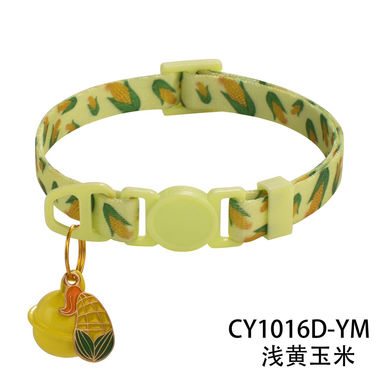1.0蔬菜热转印花宠物项圈安全扣项圈猫项圈大量现货工厂跨境
