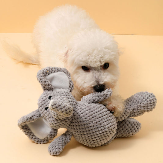 Petkin - Elephant Plush Dog Toy