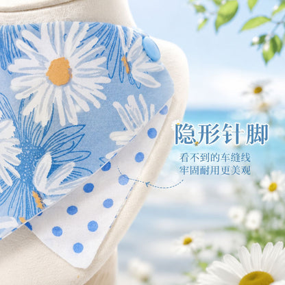 Mokka - Patterned Double-Layer Bandana Pet Neckwear