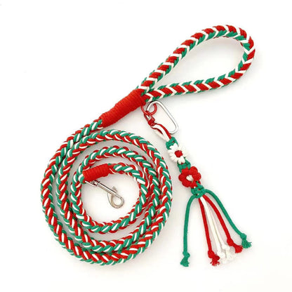 Loofie - 59in Pastel Braided Dog Leash