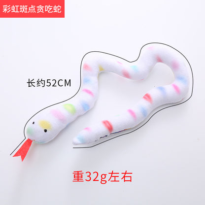 Moo - Snake-Shaped Plush Cat Toy