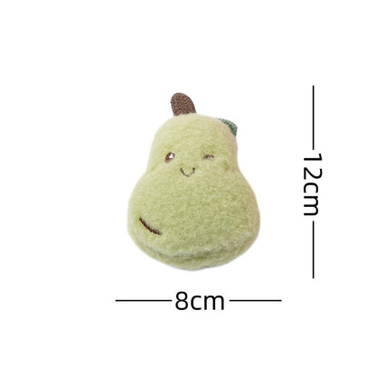 Product image for Moo - Fuzzy fruit-shaped cat toy (Pear)