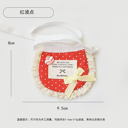 可爱mini宠物生日口水巾围兜猫咪狗狗周岁派对拍照蛋糕狗狗围嘴