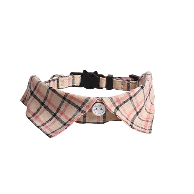 Mokka - Plaid Cat Collar with Bell