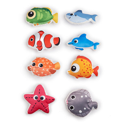 Moo - Double-Sided Print sea-creature character cat toy