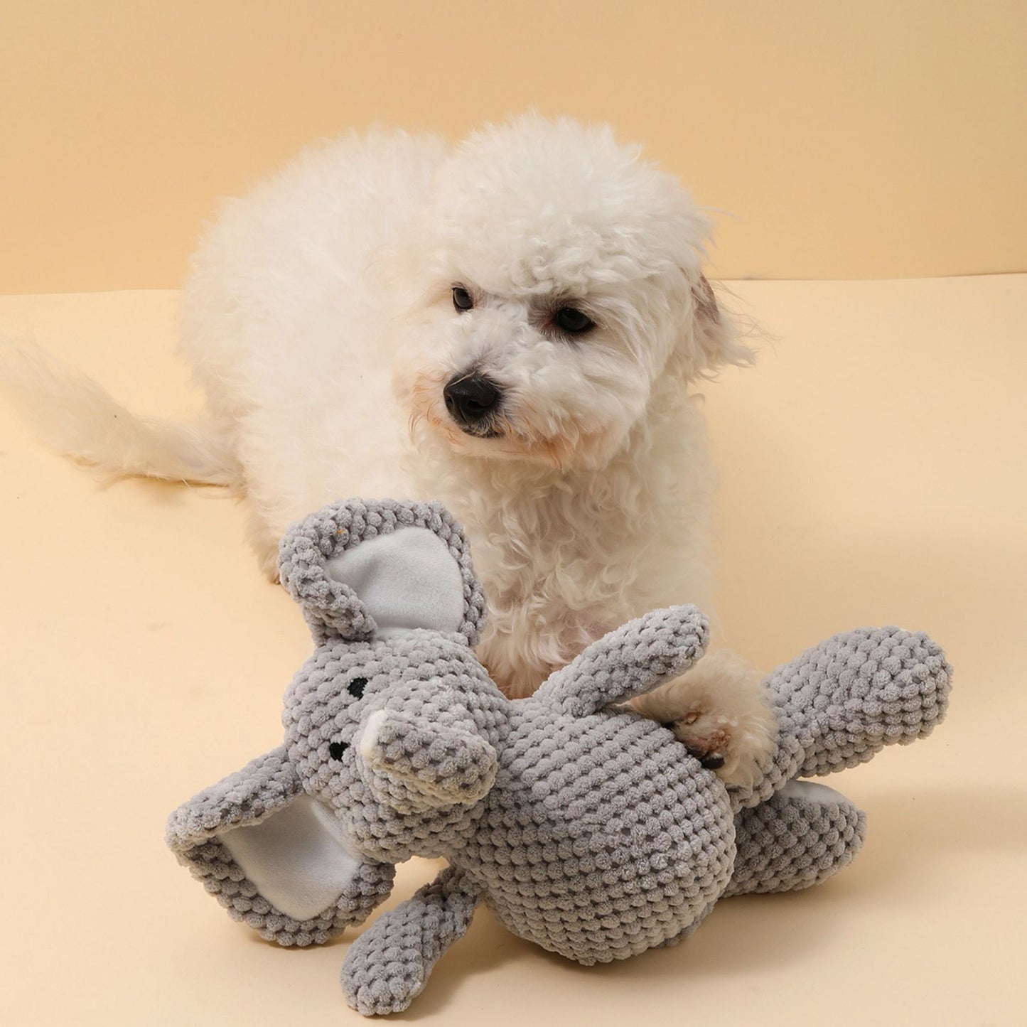 Petkin - Elephant Plush Dog Toy