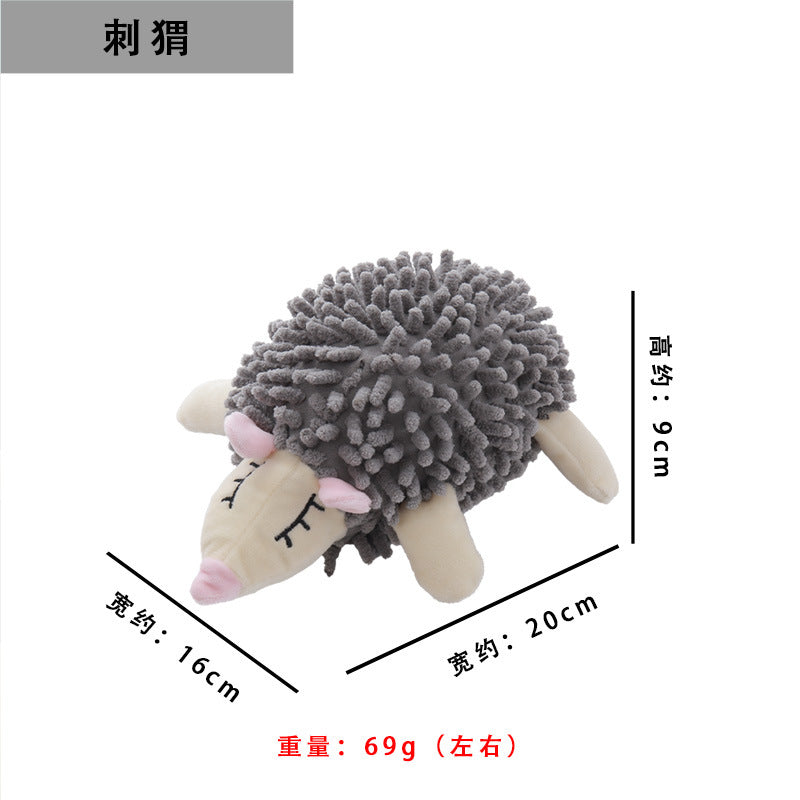Petkin - Animal-Shaped Plush Dog Toy