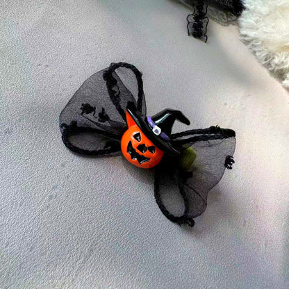 Mokka - Pumpkin-Face Bow Pet Neckwear