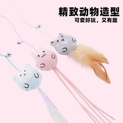 Moo - Plush Teaser Wand Cat Toy